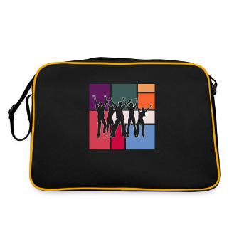 Danser - Sac Retro - noir/or - Dos