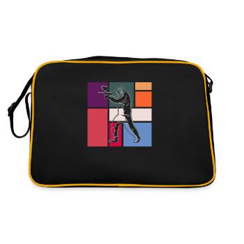 Paintball - Retro Bag - black/gold - Back