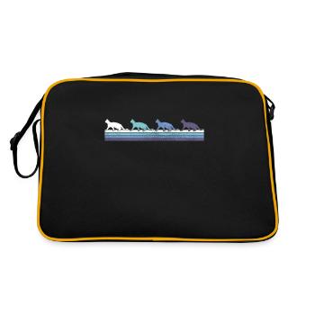 Chat - Sac Retro - noir/or - Dos