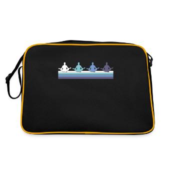Méditation - Sac Retro - noir/or - Dos