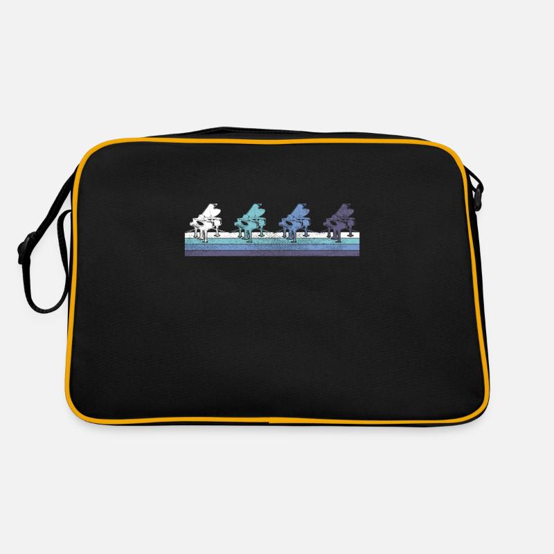 Piano - Retro Bag - black/gold