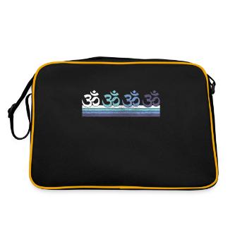 Meditation - Retro Bag - black/gold - Back
