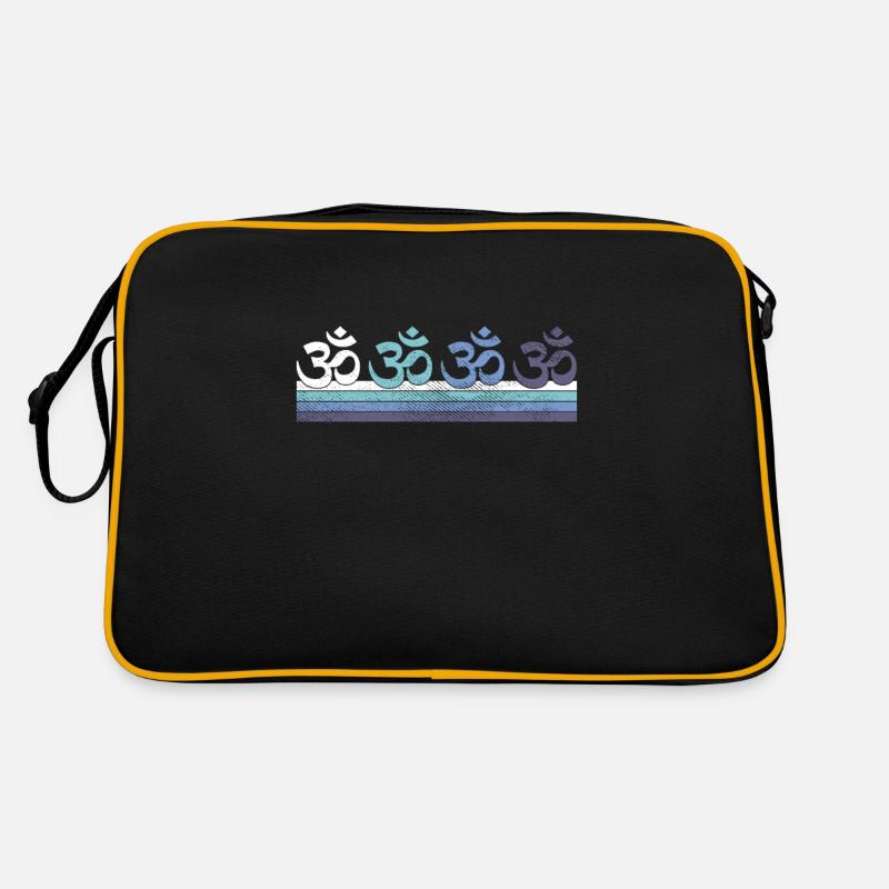 Méditation - Sac Retro - noir/or