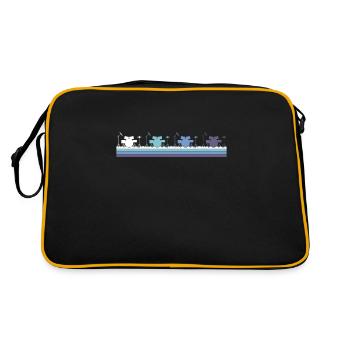 Percussion - Retro Bag - black/gold - Back