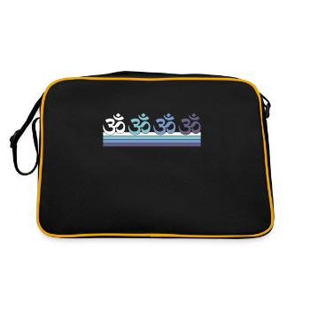 Méditation - Sac Retro - noir/or - Dos