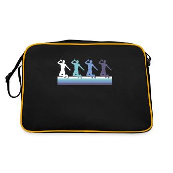 Sing - Retro Bag - black/gold - Back