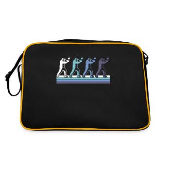Paintball - Retro Bag - black/gold - Back