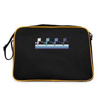 Eishockey - Retro Tasche - Schwarz/Gold - Hinten