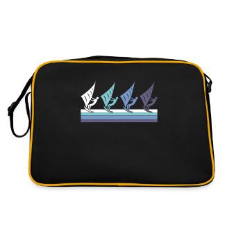 Kite - Retro Bag - black/gold - Back