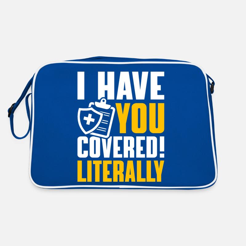 Funny insurance broker Retro Bag