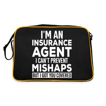 Weird broker - Retro Bag - black/gold - Back
