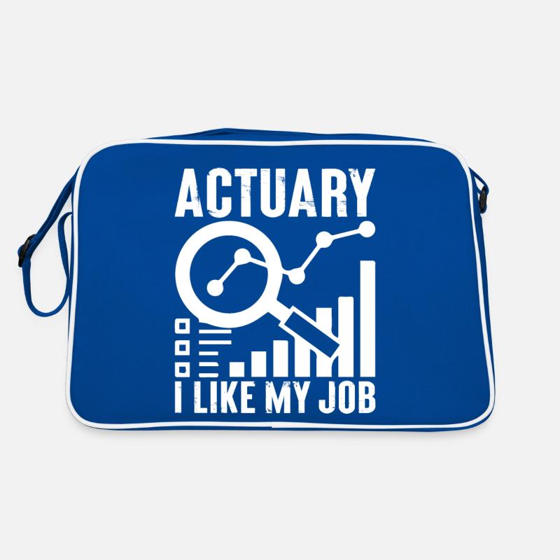 Funny Insurance Agent Broker Actuarial Math Retro Bag