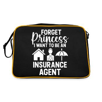 Komischer Broker - Retro Tasche - Schwarz/Gold - Hinten