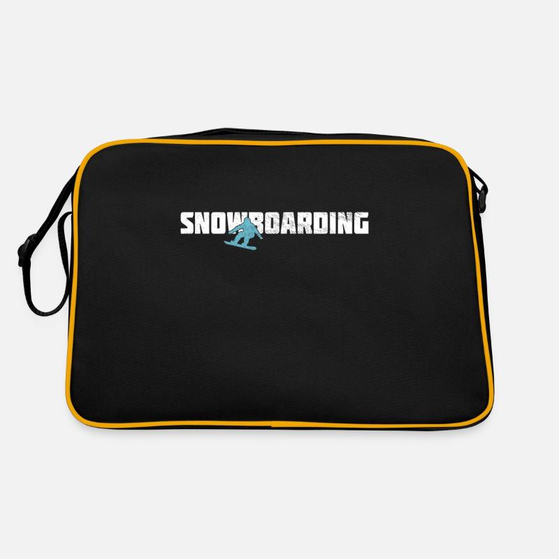 Snowboarding Retro Tasche