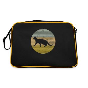 Chat - Sac Retro - noir/or - Dos