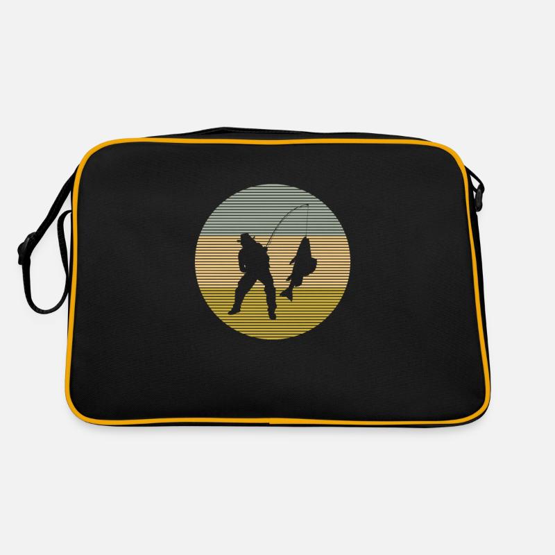 Angeln Retro Tasche