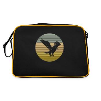Eagle - Retro Bag - black/gold - Back