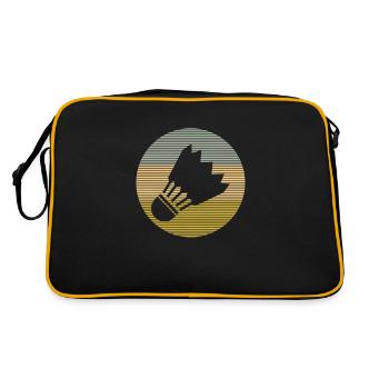 Shuttlecock - Retro Bag - black/gold - Back