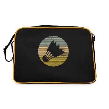 Shuttlecock - Retro Bag - black/gold - Back