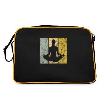 Méditation - Sac Retro - noir/or - Dos