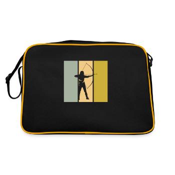 Archerie - Sac Retro - noir/or - Dos