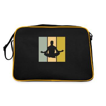 Méditation - Sac Retro - noir/or - Dos