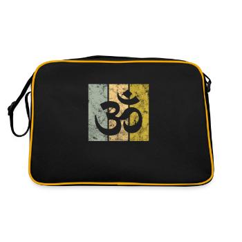 Méditation - Sac Retro - noir/or - Dos