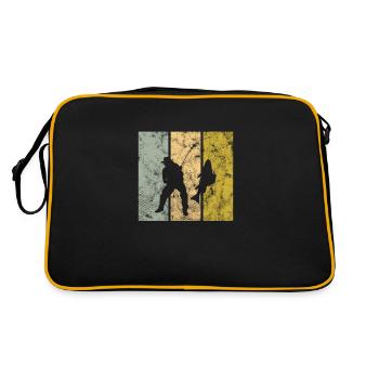 Angling - Retro Bag - black/gold - Back