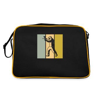 Paintball - Retro Bag - black/gold - Back