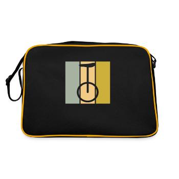 Unicycle - Retro Bag - black/gold - Back