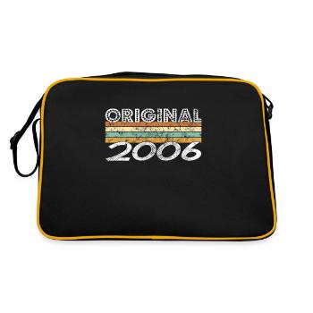 Original 2006 - Retro Tasche - Schwarz/Gold - Hinten