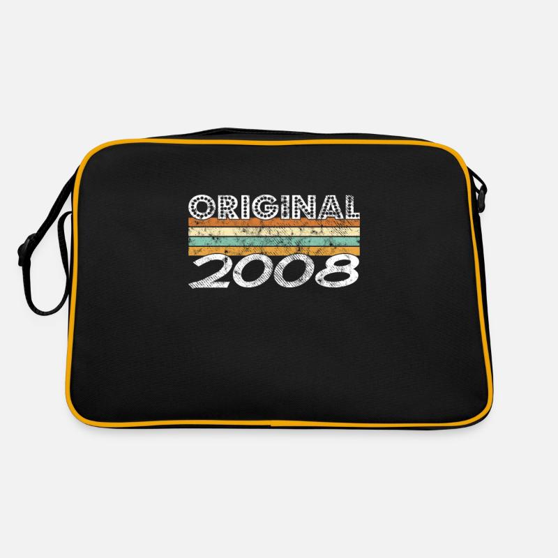 Limited Edition 2008 - Retro Tasche - Schwarz/Gold