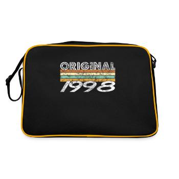 Original 1998 - Retro Tasche - Schwarz/Gold - Hinten