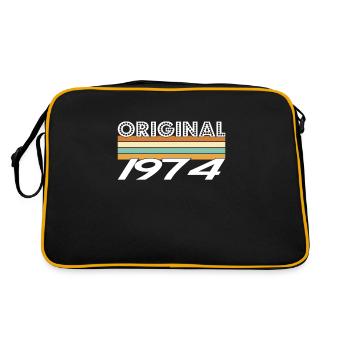 Original 1974 - Sac Retro - noir/or - Dos
