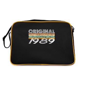 Original 1989 - Retro Tasche - Schwarz/Gold - Hinten