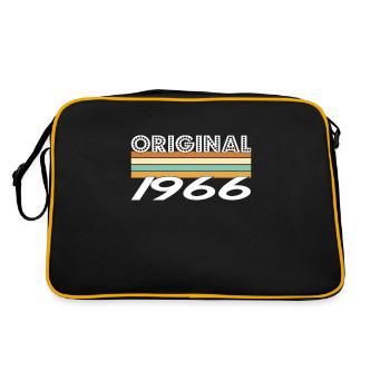 Original 1966 - Retro Tasche - Schwarz/Gold - Hinten