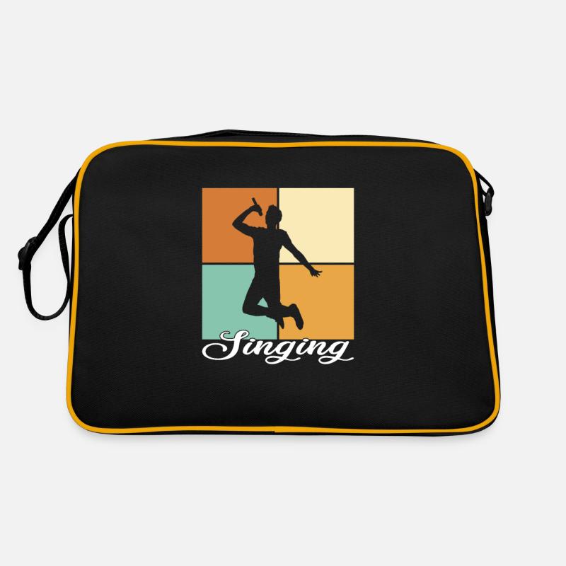 Chanter - Sac Retro - noir/or