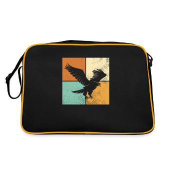 Eagle - Retro Bag - black/gold - Back