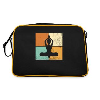 Méditation - Sac Retro - noir/or - Dos