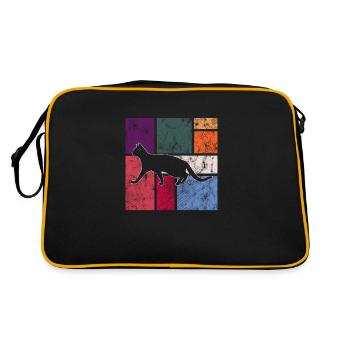 Chat - Sac Retro - noir/or - Dos