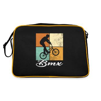 Le BMX - Sac Retro - noir/or - Dos