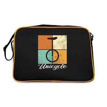 Unicycle - Retro Bag - black/gold - Back