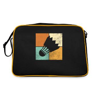Shuttlecock - Retro Bag - black/gold - Back