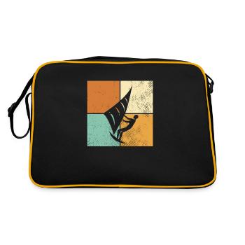 Kite surf - Sac Retro - noir/or - Dos