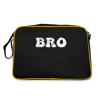 Brother Bro Brudi - Retro Bag - black/gold - Back