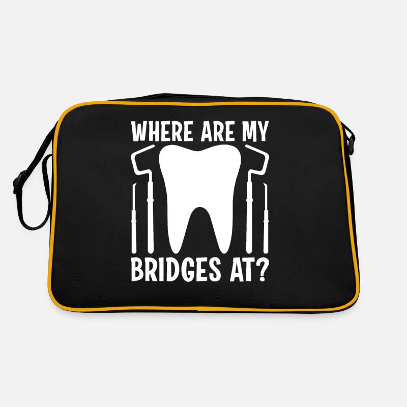Funny Dental Lab Technician Dentist Retro Bag