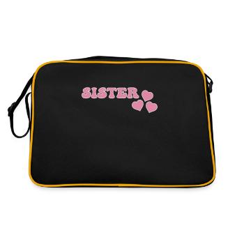Sister - Retro Bag - black/gold - Back