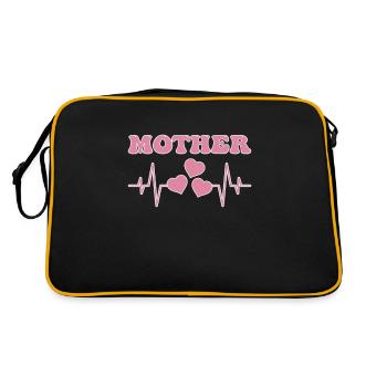 Les battements de cœur de la mère - Sac Retro - noir/or - Dos