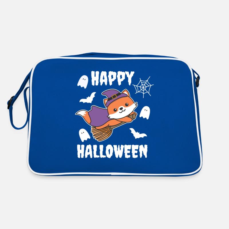 Fox Happy Halloween Witch Kids Witch Costume Retro Bag