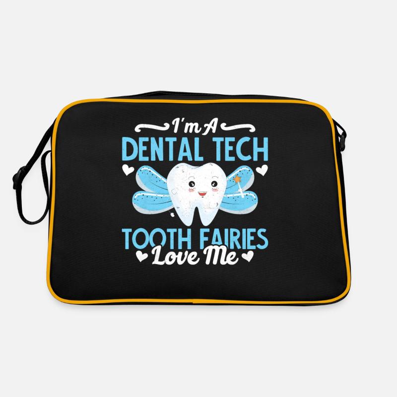 Funny dental technicians Retro Bag